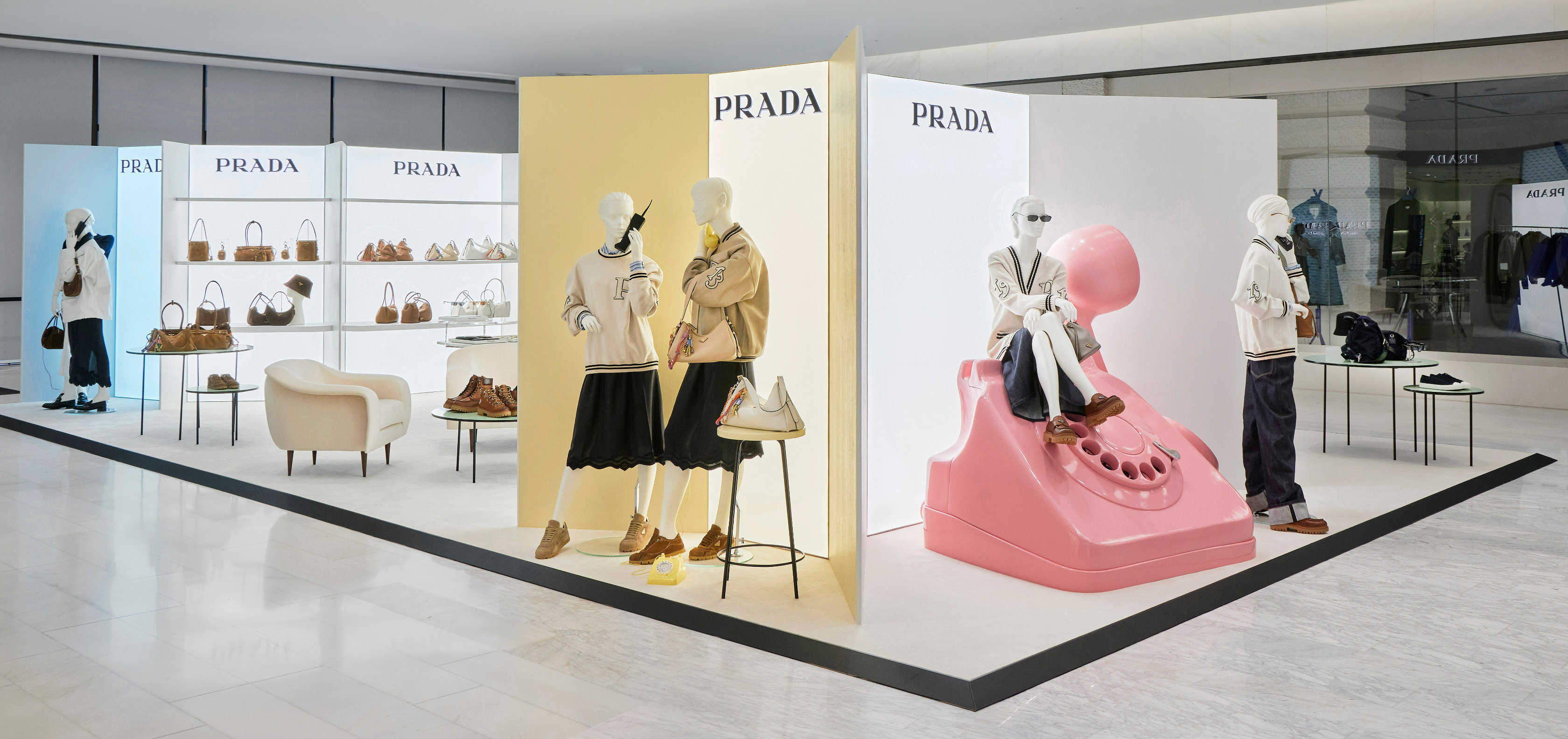 Prada FW 2024 pop-up The Hyundai Seoul